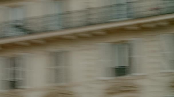 Fil Shots Paris Filmado Com Uma Velocidade Obturador Lento Para — Vídeo de Stock