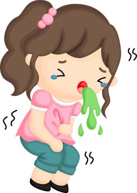 Kusan bir çocuğun vektörü.