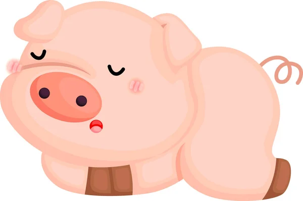 Vector Pig — 스톡 벡터