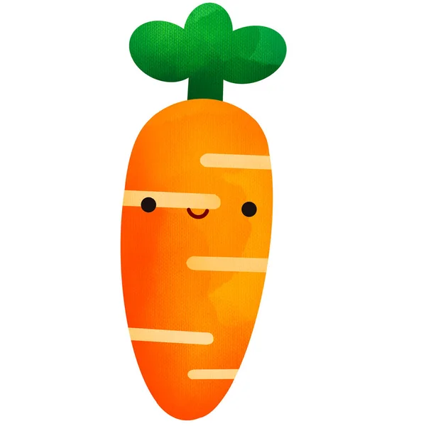 胡萝卜的一个例证 — 图库照片
