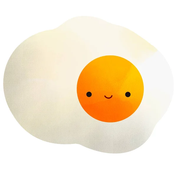 Иллюстрация Жареного Яйца — стоковое фото