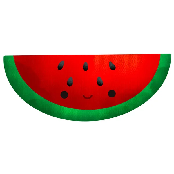Illustration Watermelon Slice — Stock Photo, Image