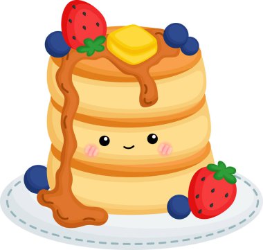 Böğürtlenli krep vektörü