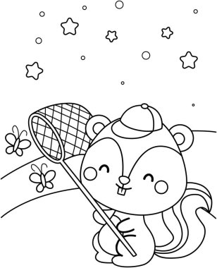 Sincap Hayvan Kampı Boyama Sayfası