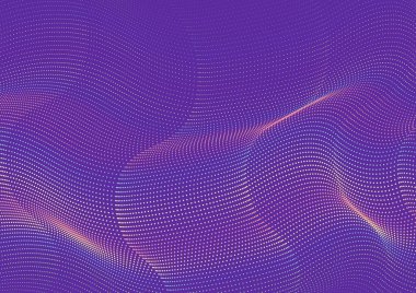 Soyut arkaplan tasarımı. İniş sayfası şablonu. Eps10 vektörü. Dinamik şekiller kompozisyonu. Gelecekçi grunge deseni, nokta, dalga. Posterler, siteler, iş dünyası için vektör modern tarz pop sanat dokusu