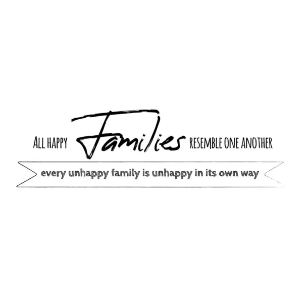 Οικογένεια Όπου Ζωή Αρχίζει Και Αγάπη Ποτέ Δεν Τελειώνει Οικογένεια — Διανυσματικό Αρχείο