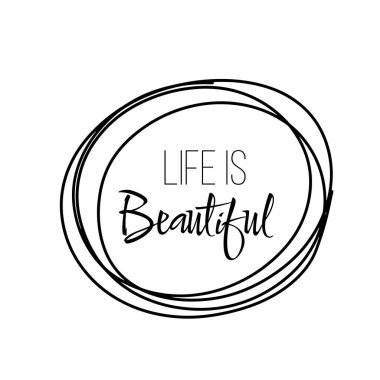 Dünkünden daha güçlü modern kaligrafi. Motivasyon vektörü alıntısı. El çizimi tipografi posteri, logo konsepti. Kartpostal, tebrik kartı ve tişört baskısı için olumlu bir alıntı. Hayat güzel.