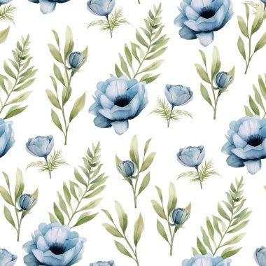 Çiçeksiz yaz deseni, tatlı bezelyeler, papatyalar kır çiçekleri. Tasarımınız için suluboya el izole illüstrasyon kenarı, çayır ya da çiçek arkaplanı çizdi.