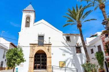 MARBELLA, İspanya - 11 Eylül 2022: Marbella, İspanya 'da Ermita del Santo Cristo de Marbella Kilisesi