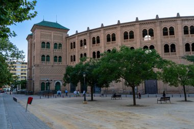 Granada, İspanya - 24 Eylül 2022: Granada, İspanya 'da Bullring Meydanı 24 Eylül 2022