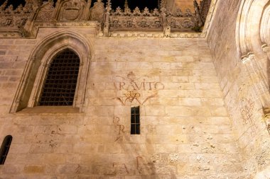 Granada, İspanya - 24 Eylül 2022: Granada Katedrali 24 Eylül 2022 tarihinde İspanya 'nın dış kesimi