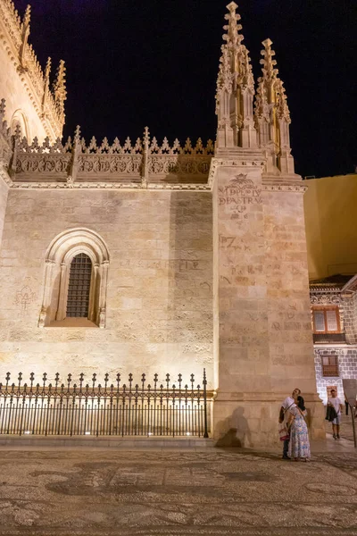 Granada Španělsko Září 2022 Exteriér Granadské Katedrály Granadě Španělsko Září — Stock fotografie