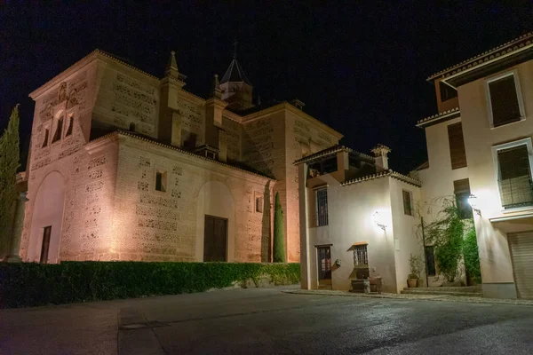 Granada Španělsko Září 2022 Starobylá Arabská Pevnost Alhambra Granadě Španělsko — Stock fotografie