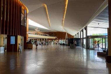 Granada, İspanya - 25 Eylül 2022: Granada, İspanya 'daki Bilim Parkı Müzesi 25 Eylül 2022