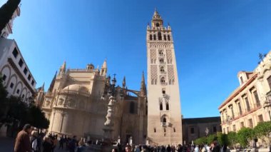 SEVILLA, SPAIN - DECEMBER 31, 2022: The Cathedral of Saint Mary of the See (Seville Cathedral) in Sevilla, Spain on December 31, 2022