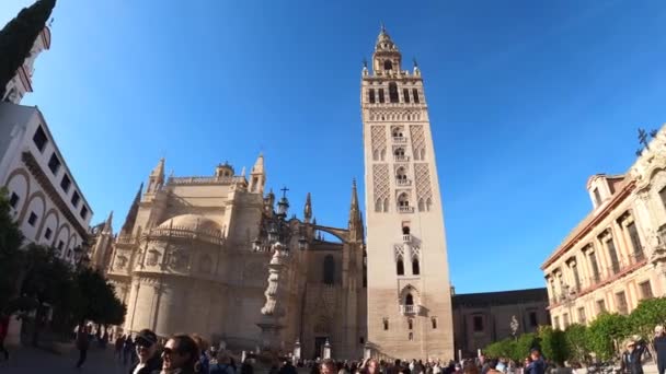 Sevilla Spain December 2022 Cathedral Saint Mary See Seville Cathedral — Vídeo de Stock