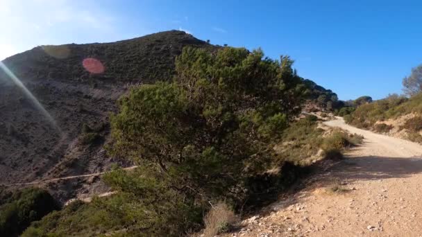 Droga Szczyt Calamorro Niedaleko Malagi Costa Del Sol Hiszpanii — Wideo stockowe