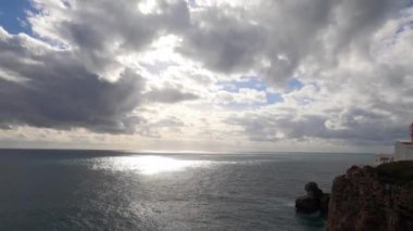 Lagos, Portekiz 'in dışındaki Algarve kıyısında. Portekiz plajları ve kıyıları. 