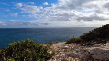Lagos, Portekiz 'in dışındaki Algarve kıyısında. Portekiz plajları ve kıyıları. 