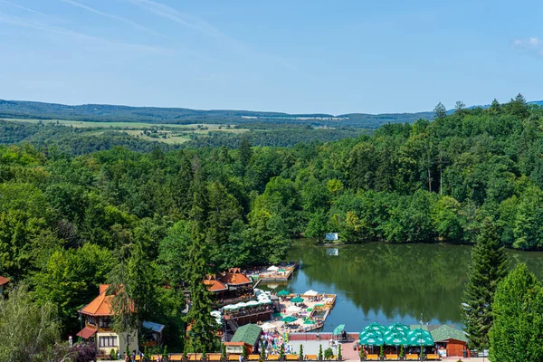Sovata Romania August 2022 Sovata City Ursul Lake Resort Known — Stock Photo, Image