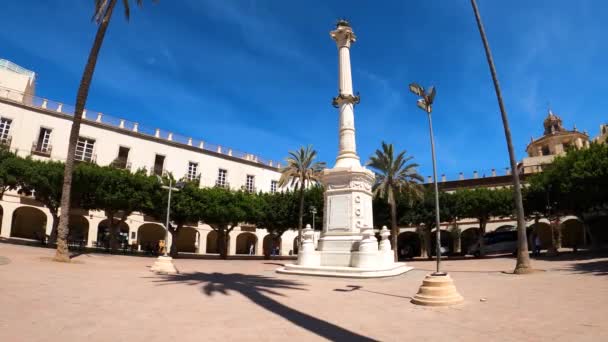 Almeria Hiszpania Marca 2023 Pomnik Męczenników Wolności Monumento Los Coloraos — Wideo stockowe