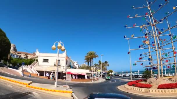 Бенальмадена Іспанія Травня 2023 Прогулянка Морському Шляху Беналмадіні Іспанія Травня — стокове відео