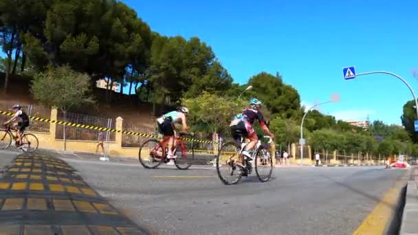 Benalmadena Spagna Maggio 2023 Corse Ciclistiche Sulle Strade Della Costa — Video Stock