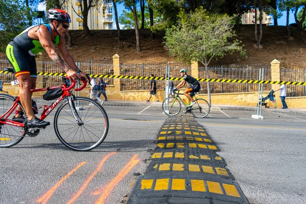 Benalmadena España Mayo 2023 Carreras Ciclistas Las Calles Costa Del — Foto de Stock