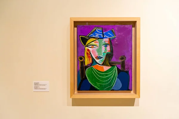 Malaga Spanje Mei 2023 Bezoek Picasso Museum Avond Van Vrije — Stockfoto