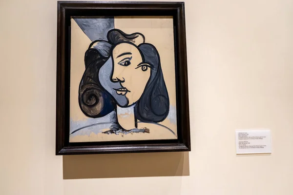 Malaga Spanje Mei 2023 Bezoek Picasso Museum Avond Van Vrije — Stockfoto