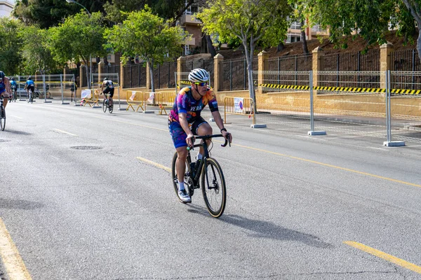 Benalmadena Španělsko Května 2023 Cyklistické Závody Ulicích Costa Del Sol — Stock fotografie