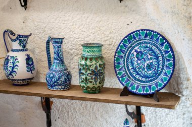 GRANADA, İspanya - 5 Nisan 2023: Cuevas del Sacromonte Müzesi 5 Nisan 2023