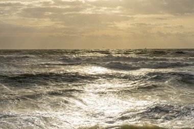 Sea storm in Torremolinos, Malaga, Spain