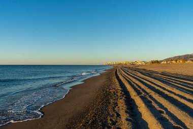 Sunrise over Mediterranean Sea, Costa del Sol, Malaga, Spain