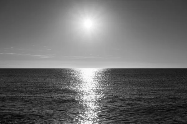 Сонячний Схід Над Середземним Морем Коста Дель Сол Малага Іспанія — стокове фото