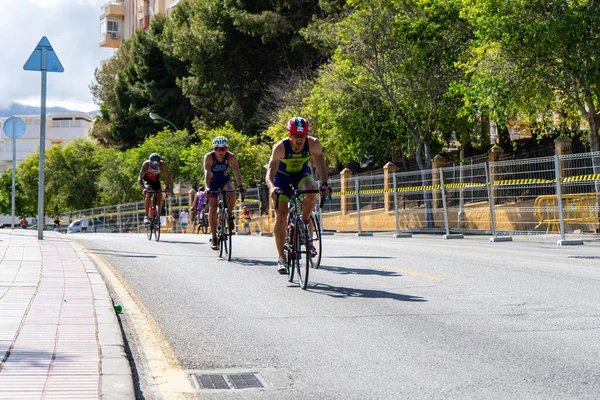 Benalmadena Espagne Mai 2023 Course Cycliste Sur Les Rues Costa — Photo