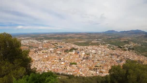 Jen Spain April 2023 Panoramic City View Medieval Castle Santa — 비디오