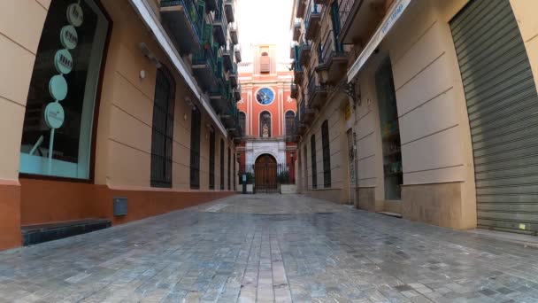 Malaga Španělsko 2023 Procházky Historickým Centrem Města Malaze Španělsko Dubna — Stock video