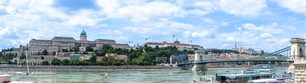 Budapest Węgry Lipiec 2023 Panoramiczny Widok Dunaj Budapeszcie Węgry Lipca — Zdjęcie stockowe