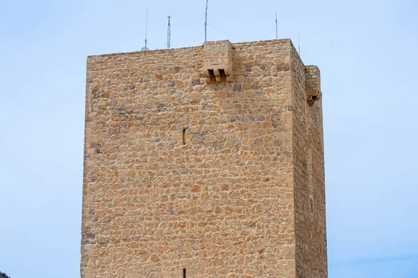 Jaen Spanien April 2023 Mittelalterliche Burg Santa Catalina Bei Sonnigem — Stockfoto