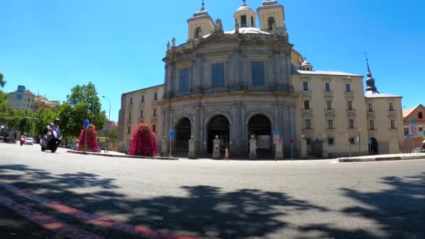 Madrid Spanje Juli 2023 Koninklijke Basiliek Van Sint Franciscus Grote — Stockvideo