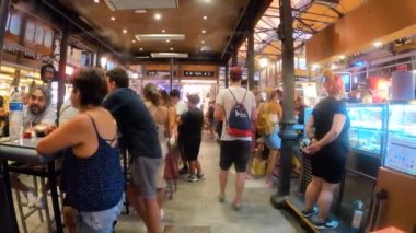 MADRID, İspanya - 8 Temmuz 2023: Miguel Market 