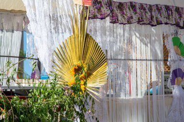 TORREMOLINOS, SPAIN - 24 Eylül 2023: 24 Eylül 2023 tarihinde İspanya 'nın Torremolinos kentindeki fuarın ilk günü olarak geleneksel 