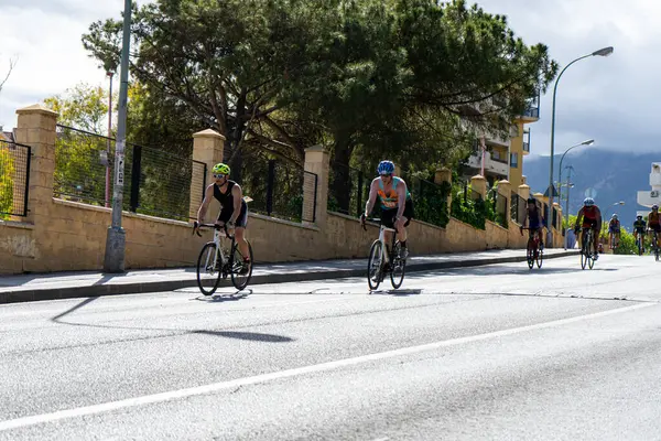 Benalmadena Spanyolország 2023 Május Kerékpárversenyek Spanyolországi Benalmadena Costa Del Sol — Stock Fotó