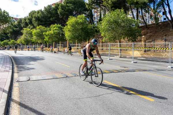 ベナルマデナ スペイン 2023年5月13日スペイン ベナルマデナのコスタ ソル通りでのサイクリングレース — ストック写真
