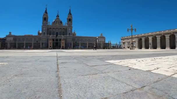 Madrid Spain July 2023 Відвідування Королівського Палацу Мадрида Літній Сонячний — стокове відео