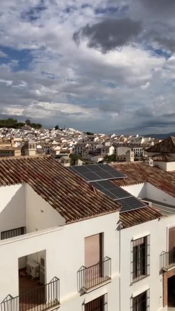 Antequera Hiszpania Wrzesień 2023 Panoramiczny Widok Historyczne Miasto Andaluzji Antequera — Wideo stockowe
