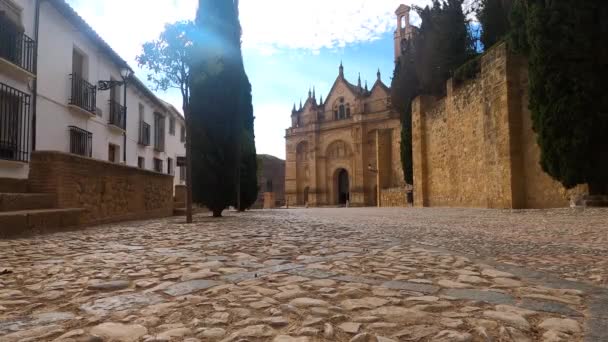 Antequera España Septiembre 2023 Real Iglesia Colegiata Santa Maria Mayor — Vídeos de Stock