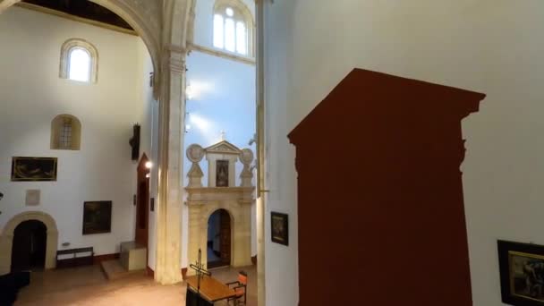 Antequera Ισπανια Σεπτεμβριου 2023 Βασιλική Κολεγιακή Εκκλησία Της Santa Maria — Αρχείο Βίντεο