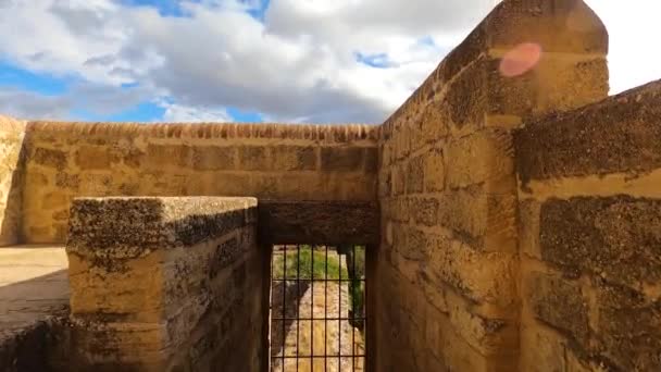 Antequera Ισπανια Σεπτεμβριου 2023 Φρούριο Αλκαζάμπα Στην Αντεκέρα Της Ισπανίας — Αρχείο Βίντεο